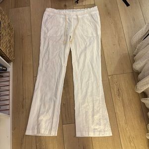 White Roxy pants